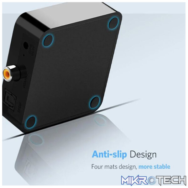 UGreen 30523 Toslink/Coaxial to Analogue Audio Adapter Simultaneously connect Toslink Digital Audio Signals to Analogue Stereo Audio Signals - Black Colour - Image 5