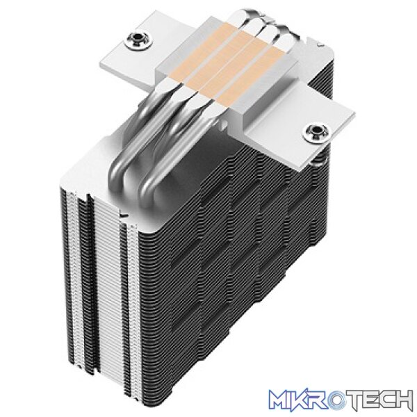 DeepCool AG400 CPU Air Cooler With 4X Balanced Bi-Directional Heatpipe Technology and 1X 120mm Hydro Bearing PWM Fan - Black Colour - Image 4