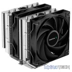 DeepCool AG620 Dual Tower Power Performance CPU Air Cooler With 6X Balanced Bi-Directional Heatpipe Technology and 2X 120mm PWM Fans - Black Colour - Image 2