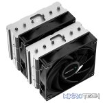 DeepCool AG620 Dual Tower Power Performance CPU Air Cooler With 6X Balanced Bi-Directional Heatpipe Technology and 2X 120mm PWM Fans - Black Colour - Image 3