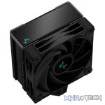 DeepCool AK400 Zero Dark All-Black CPU Air Cooler With 4X Copper Heatpipe Design And 1X 120mm High-Performance Fluid Dynamic Bearing PWM Fans - Black Colour