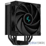 DeepCool AK400 Zero Dark All-Black CPU Air Cooler With 4X Copper Heatpipe Design And 1X 120mm High-Performance Fluid Dynamic Bearing PWM Fans - Black Colour - Image 2