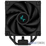 DeepCool AK400 Zero Dark All-Black CPU Air Cooler With 4X Copper Heatpipe Design And 1X 120mm High-Performance Fluid Dynamic Bearing PWM Fans - Black Colour - Image 3