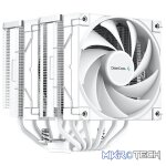 DeepCool AK620 Silent Dual Tower CPU Air Cooler With 6X Copper Heatpipe Design and 2X 120mm Dynamic PWM Fans - White Colour - Image 2