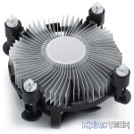 DeepCool CK-11509 CPU Air Cooler For Intel Socket with Radial Aluminum Heatsink, 92mm Inverted Fan, Push-Pins Design and Easy-to-Installation - Black Colour - Image 2