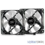 DeepCool Frostwin LED V2 CPU Air Cooler Twin-Tower Design and Blue LED Fan with PWM Function - Black Colour - Image 4