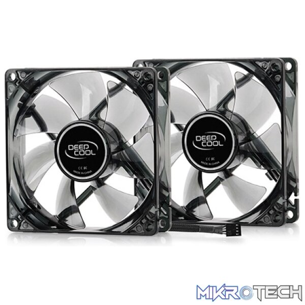 DeepCool Frostwin LED V2 CPU Air Cooler Twin-Tower Design and Blue LED Fan with PWM Function - Black Colour - Image 4