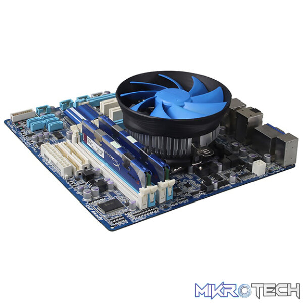 DeepCool GAMMA ARCHER CPU Air Cooler For Intel Socket With Unique 120mm Frame and Airflow Design with High-Quality Aluminum Extrusions - Black Colour - Image 3