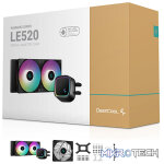 DeepCool LE520BK ARGB AIO CPU Liquid Cooler With New High-Performance ARGB Hydro Bearing PWM Fans And 240mm Radiator And Heat Dissipation Power of 220W - Black Colour - Image 5