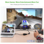 UGreen 10459 Mini DisplayPort Male to VGA W/O Audio Female Adapter with Gold-Plated Connectors & Supports Resolution up to 1080P@60Hz - Black Colour - Image 2