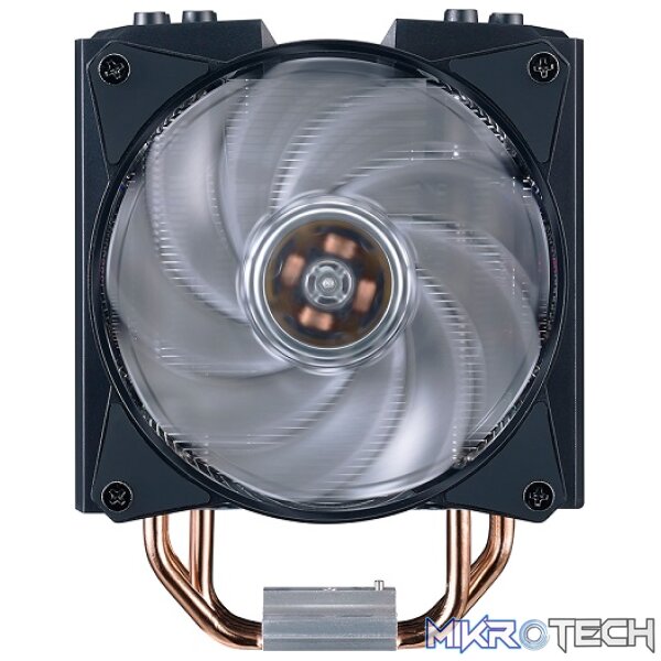 Cooler Master MasterAir MA410M ARGB CPU Air Cooler With Specialized ARGB Lighting Effects And Dual MF120R Fans - Black Colour - Image 2