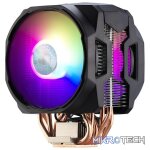 Cooler Master MasterAir MA610P ARGB CPU Air Cooler With 6X Copper Heatpipes And Twin 120mm ARGB Sickleflow Fans And Mini Controller - Black Colour