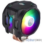 Cooler Master MasterAir MA610P ARGB CPU Air Cooler With 6X Copper Heatpipes And Twin 120mm ARGB Sickleflow Fans And Mini Controller - Black Colour - Image 2