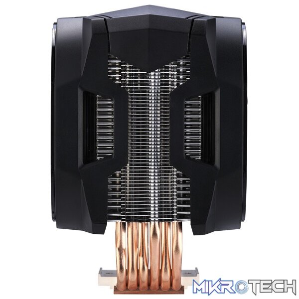 Cooler Master MasterAir MA610P ARGB CPU Air Cooler With 6X Copper Heatpipes And Twin 120mm ARGB Sickleflow Fans And Mini Controller - Black Colour - Image 4