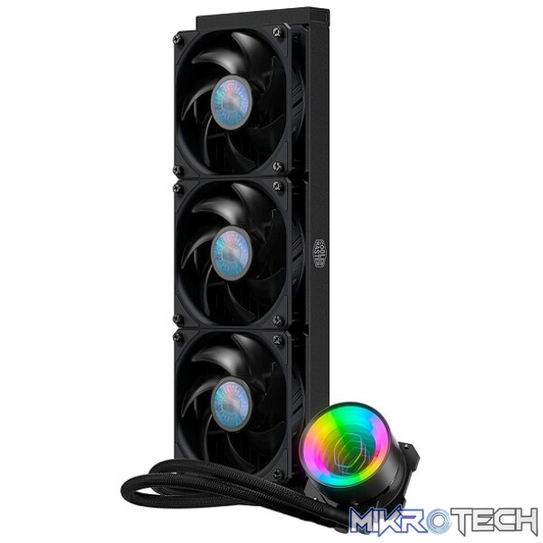 Cooler Master MasterLiquid ML360 Mirror TR4 Edition With New 3rd Gen Dual Chamber Pump, New Sickleflow 120mm Non-LED Fan And 360mm Radiator - Black Colour - Image 3