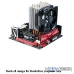 Cooler Master Hyper 411R CPU Air Cooler With 92mm PWM White LED Fan And 4X Heatpipes And Special Fin Design Optimizes AirFlow - Black Colour - Image 2