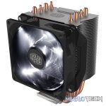 Cooler Master Hyper 411R CPU Air Cooler With 92mm PWM White LED Fan And 4X Heatpipes And Special Fin Design Optimizes AirFlow - Black Colour - Image 3
