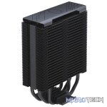 Cooler Master Hyper 212 Halo Black ARGB Gen2 CPU Air Cooler With 4X Direct Contact Jet-Black Aluminium Heat Pipes And 1X 120mm Rifle Bearing PWM Fan - Black Colour - Image 3