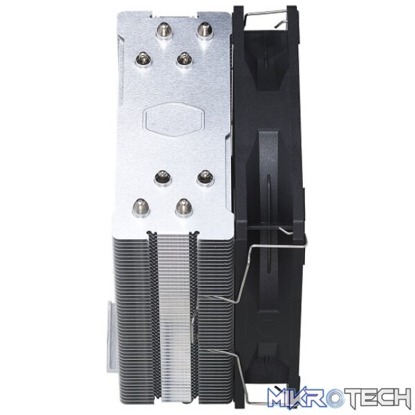 Cooler Master Hyper 212 Spectrum V3 ARGB CPU Air Cooler With 4X Silver Nickel Plated Heat Pipes And 1X 120mm Rifle Bearing PWM Fan - Black Colour - Image 3