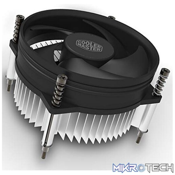 Cooler Master I30 CPU Air Cooler For Intel LGA115XX Sockets And Perfectly Fits All-In-One Systems Or Limited Form Factor Cases - Black Colour - Image 4