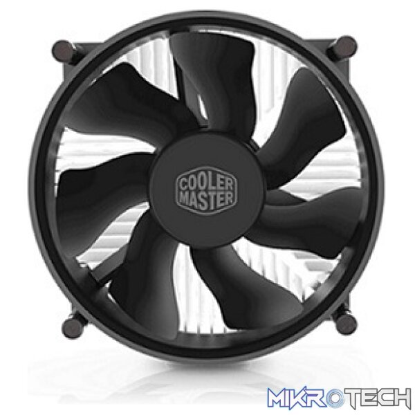 Cooler Master I50 CPU Air Cooler For Intel LGA115XX Sockets And Perfectly Design For All-In-One Systems Or Limited Form Factor Cases - Black Colour - Image 2