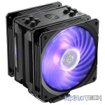 Cooler Master Hyper 212 R2 RGB Black Edition CPU Air Cooler With 4X Direct Contact Jet-Black Nickel Plated Heat Pipes And 1X 120mm SF120R PWM RGB Fan - Black Colour
