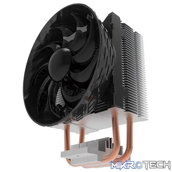 Cooler Master Hyper T200 CPU Air Cooler For Intel / AMD Sockets And Direct Contact To Heatpipes And Buckle Installation - Black Colour - Image 3