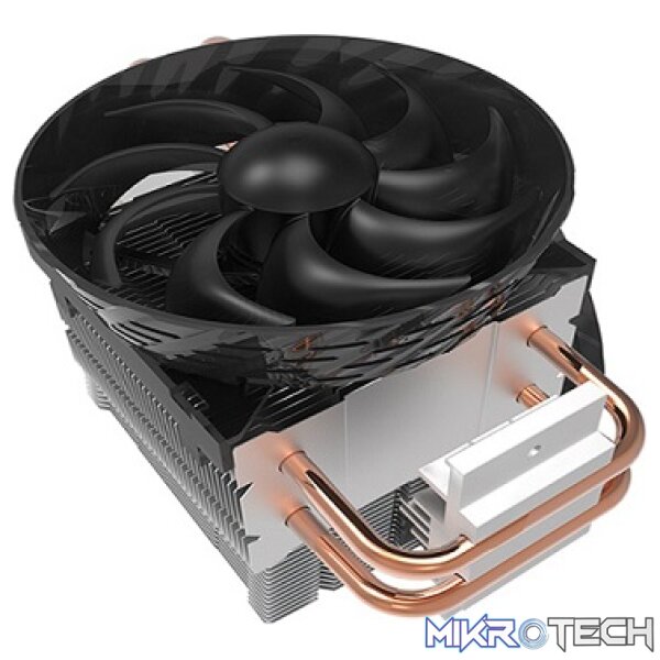 Cooler Master Hyper T200 CPU Air Cooler For Intel / AMD Sockets And Direct Contact To Heatpipes And Buckle Installation - Black Colour - Image 4