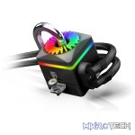 DeepCool Captain 240Pro V2 Liquid CPU Cooler With Anti-Leak Tech Inside, Stainless Steel Pipe and A-RGB Lighting System - Black Colour - Image 3