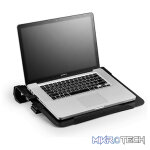 Cooler Master NotePal U3 Plus 19" Notebook Cooler With Three Adjustable Fans And Two Built-on Loops For Clean Cable Management - Black Colour - Image 2