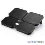 DeepCool Multi-Core X6 15.6" Notebook Cooler Butterfly Design with 4X Built-in Fans - Black Colour - Image 2