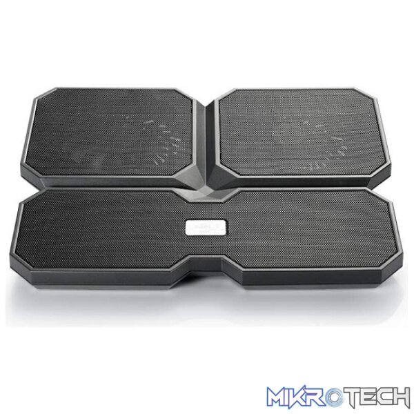 DeepCool Multi-Core X6 15.6" Notebook Cooler Butterfly Design with 4X Built-in Fans - Black Colour - Image 3