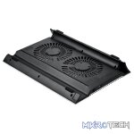 DeepCool N8 17" Notebook Cooler With Pure Aluminum Panel and Dual 140mm Fans - Silver Colour - Image 4
