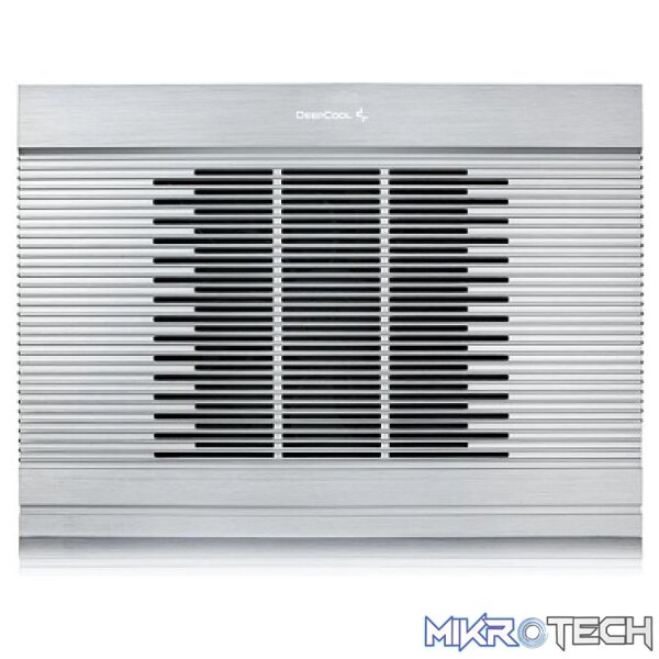 DeepCool N9 17" Full Aluminium Notebook Cooler With 180mm Cooling Fan and Adjustable in Different Angles For Ergonomics Comfort - Aluminium Sliver Colour - Image 3