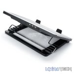 DeepCool N9 17" Full Aluminium Notebook Cooler With 180mm Cooling Fan and Adjustable in Different Angles For Ergonomics Comfort - Aluminium Sliver Colour - Image 4