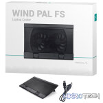 DeepCool WindPal-FS 17" Portable And Slim Design Notebook Cooler With Dual 140mm Fans And 2x Built-in USB2.0 Ports - Black Colour - Image 5