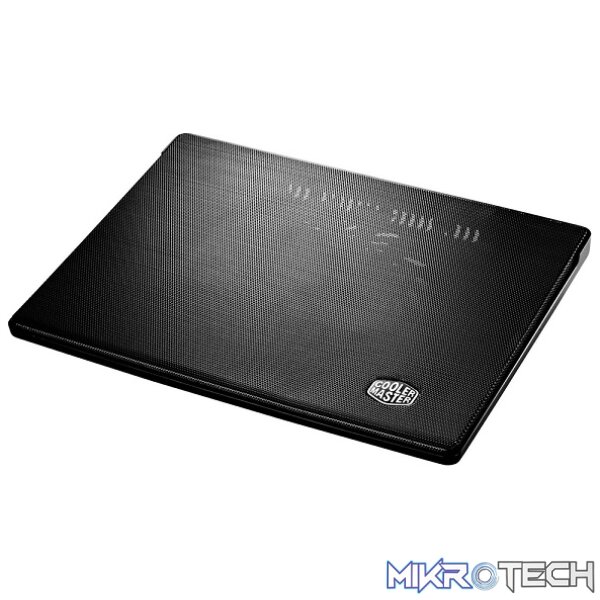 Cooler Master NotePal I300 17" Notebook Cooler With Ultra-Slim And Lightweight Design And Silent 160mm Fan - Black Colour - Image 2