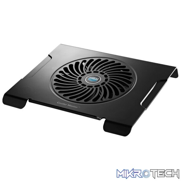 Product Cooler Master NotePal CMC3 15" Notebook Cooler With 200mm Silent Fan, Ergonomic Angles For Typing And Anti-Slip Design - Black Colour - Image 1