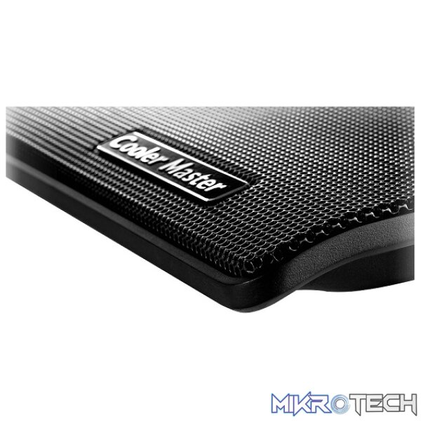 Cooler Master NotePal I100 15.4" Notebook Cooler With Ergonomic Design And Silent 140mm Cooling Fan - Black Colour - Image 4