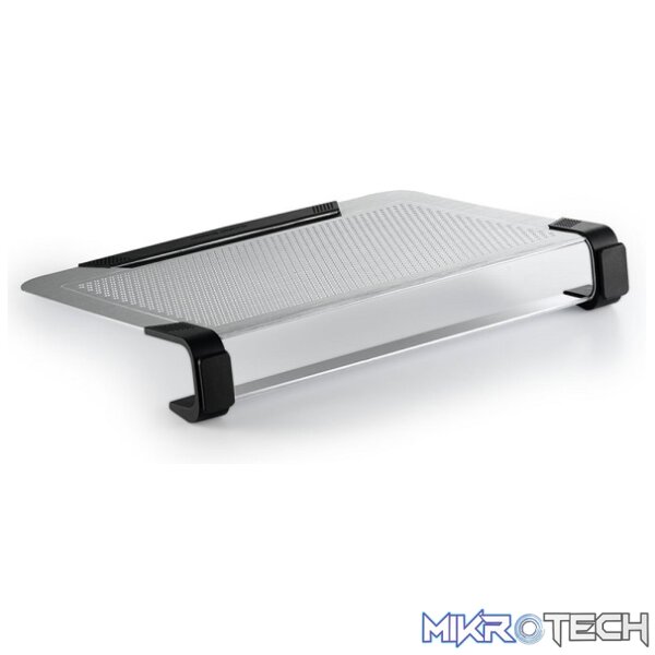 Cooler Master NotePal U3 Plus 19" Notebook Cooler With Three 80mm Adjustable Fans And Offers Optimal Viewing And Typing Angles And Included Safety Belt - Silver Colour - Image 2