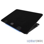 Cooler Master NotePal ErgoStan IV 17" Notebook Cooler With 140mm Silent Fan And 5 Ergonomic Height Setting For Comfortable Viewing Angle And 4 Additional USB Ports - Black Colour - Image 3