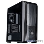 Cooler Master MasterBox MB500 ATX Tower Case With Mesh Geode Front Panel, 2X USB-A V3.2 Gen1, 1X 120MM Pre-Installed SF120 ARGB Fan And Tempered Glass Side Panel - Black Colour