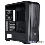Cooler Master MasterBox MB500 ATX Tower Case With Mesh Geode Front Panel, 2X USB-A V3.2 Gen1, 1X 120MM Pre-Installed SF120 ARGB Fan And Tempered Glass Side Panel - Black Colour - Image 2