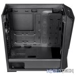 Cooler Master MasterBox MB500 ATX Tower Case With Mesh Geode Front Panel, 2X USB-A V3.2 Gen1, 1X 120MM Pre-Installed SF120 ARGB Fan And Tempered Glass Side Panel - Black Colour - Image 4