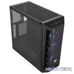 Cooler Master MasterBox MB511D ATX Tower Case With Mesh Geode Front Panel, 2X USB-A V3.2 Gen1, 3X 120MM Pre-Installed ARGB Fan And Tempered Glass Side Panel - Black Colour