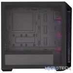 Cooler Master MasterBox MB511D ATX Tower Case With Mesh Geode Front Panel, 2X USB-A V3.2 Gen1, 3X 120MM Pre-Installed ARGB Fan And Tempered Glass Side Panel - Black Colour - Image 2