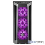 Cooler Master MasterBox MB511 ATX Mid-Tower Case With Tempered Glass Side Panel And Three 120mm RGB LED Fans Pre-Installed - Black Colour - Image 3