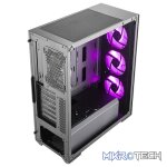 Cooler Master MasterBox MB511 ATX Mid-Tower Case With Tempered Glass Side Panel And Three 120mm RGB LED Fans Pre-Installed - Black Colour - Image 4