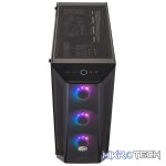 Cooler Master MasterBox MB520 Black ATX Tower Case With DarkMirror Front Panel, 2X USB-A V3.2 Gen1, 3X 120MM Pre-Installed ARGB Fan And Tempered Glass Side Panel - Black Colour - Image 3