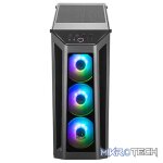 Cooler Master MasterBox MB530P ATX Mid-Tower Case With Tempered Glass Side Panel And Three 120mm ARGB Fans Pre-Installed - Black Colour - Image 3